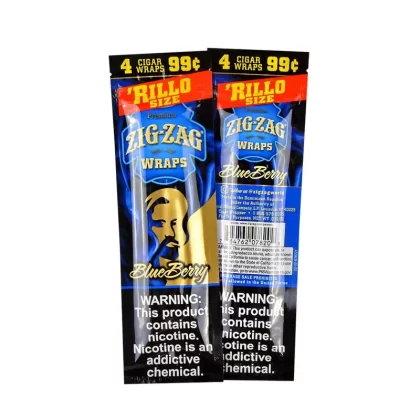 Zig Zag Blueberry Wraps - Vape Store