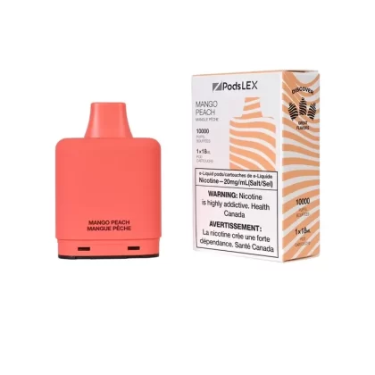 ZPODS LEX Pod System – 10K Puff – Mango Peach
