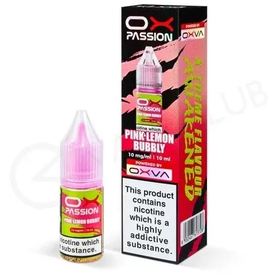 Pink Lemon Bubbly Nic Salt E-Liquid by Ox Passion - Ecigpremium