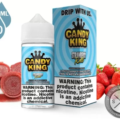 Strawberry Rolls Candy King 100ml - Vape Product, Vape Product