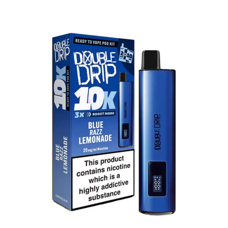 20mg (2%) Double Drip 10k Prefilled Vape Kit - Vape Co - Image 3