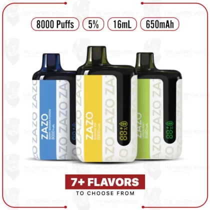Zazo 8000 Puff Disposable Vape Device - Thevapersworld
