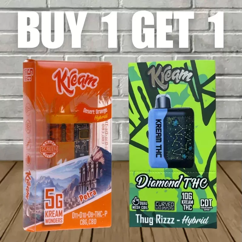 B1G1 Kream Disposable Vape Deal