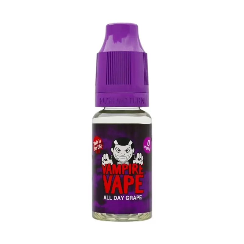 All Day Grape E-Liquid by Vampire Vape (10ml) - 12mg