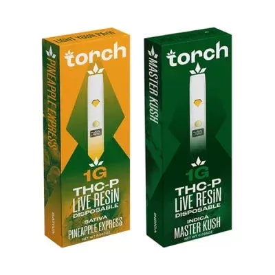 Torch Pure THCp Disposable Vape 1g - strain#Blue Dream -- Sativa DISPOSABLE>Funky Charms -- Hybrid DISPOSABLE>GG4 -- Hybrid DISPOSABLE>Jack Herer -- Sativa DISPOSABLE>Master Kush -- Indica D (DA9A5C)