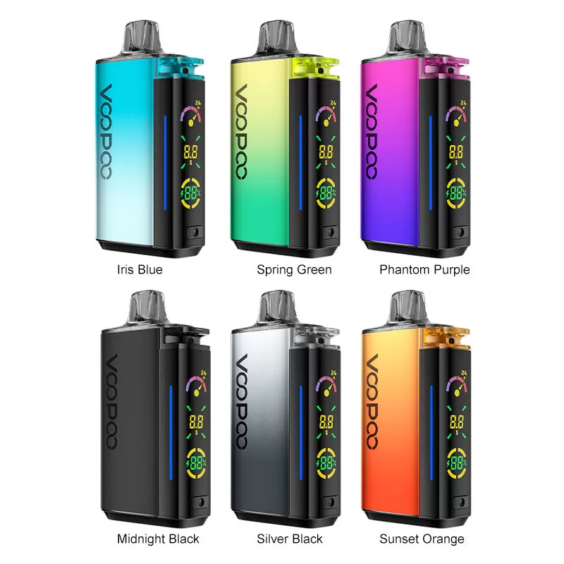 VOOPOO Vrizz Pod Kit 800mAh 15ml - Silver Black - Image 2