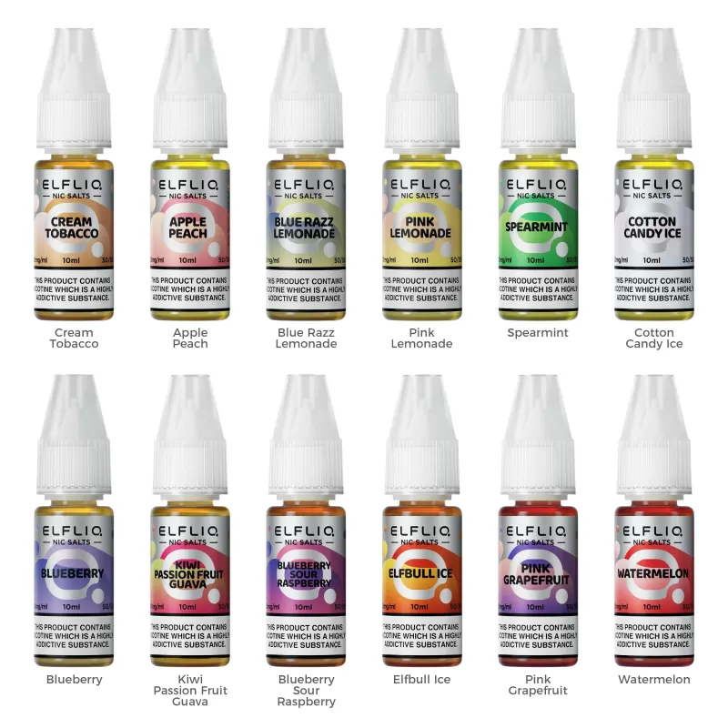 Elfliq Nic Salt E-Liquid - Box of 10 - Gami / 10mg