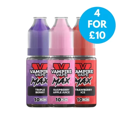 Vampire Vape Max Nic Salts 10mg (1%) - Vape Co