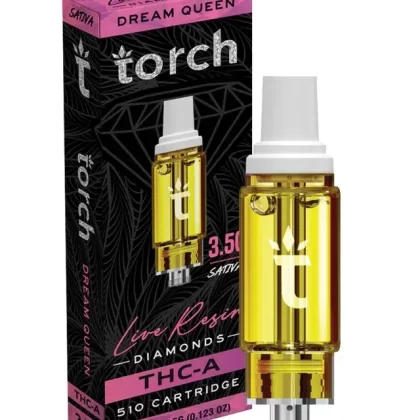 Torch 3.5g THCA Live Resin Diamonds Cartridge – Dream Queen