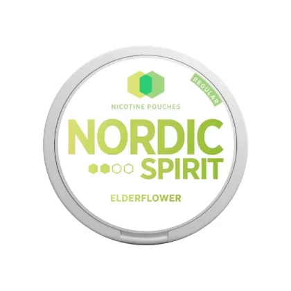 Nordic Spirit Elderflower Nicotine Pouches - Regular 6mg, Strong 9mg