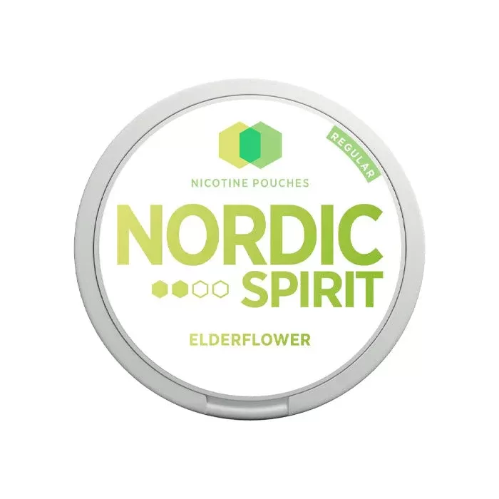 Nordic Spirit Elderflower Nicotine Pouches - Regular 6mg, Strong 9mg