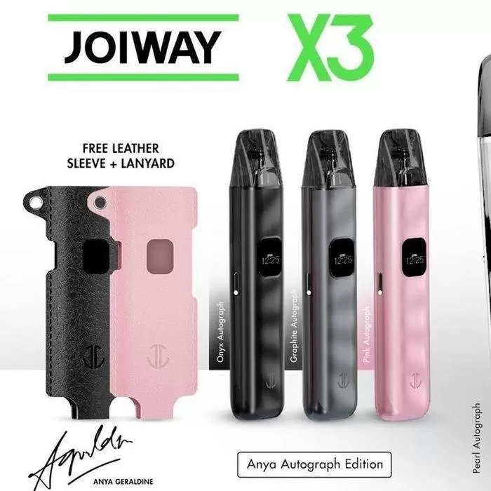 Joiway X3 Anya Autograph Limited Edition Pod Kit - Vaporizerjakarta