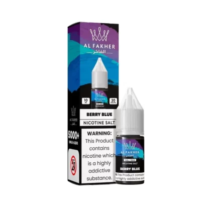 Al Fakher Berry Blue Nic Salt Vape Juice - 10mg