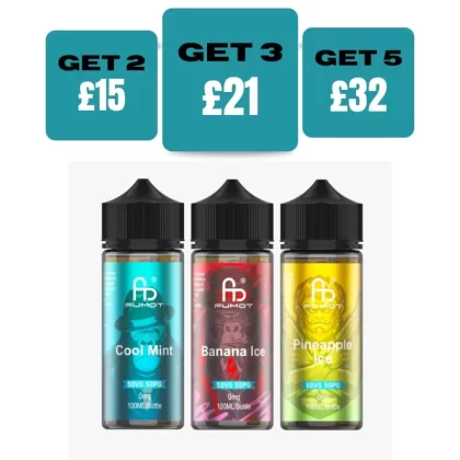 Fumot R&M 100ML Eliquid Shortfill - Only £7.99 - VMT