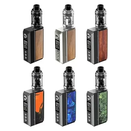 VooPoo Drag 4 177W Starter Kit - Color#Black / Walnut>Gunmetal / Forest Green>Gunmetal / Ocean Blue>Pale Gold / Walnut>Gunmetal / Tropical Orange>Gunmetal / Rosewood