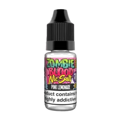 Zombie Blood Pink Lemonade Nic Salt Vape Juice - 10 Pack - Strength