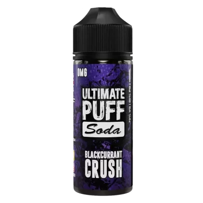 Ultimate Puff Soda Blackcurrant Crush 100ml Shortfill E-Liquid - Ecigpremium