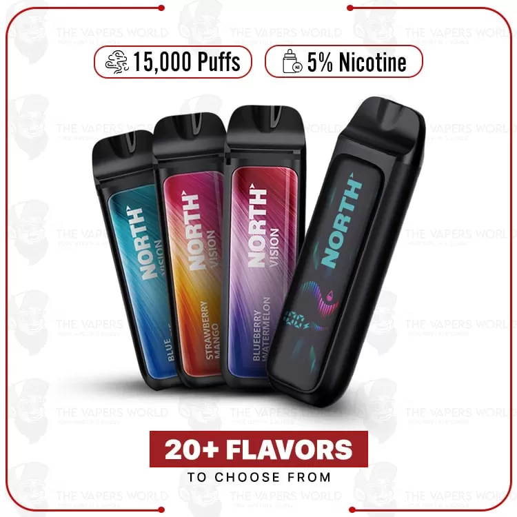 North Vision 15000 Puff Disposable - Thevapersworld