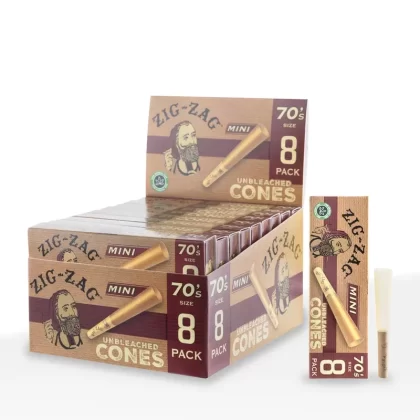 Zig-Zag® | Pre-Rolled Cones Mini’s | 70mm – Various Styles – 18 Count