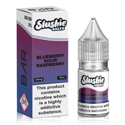 Blueberry Sour Raspberry Bar By Slushie Salt 10ml