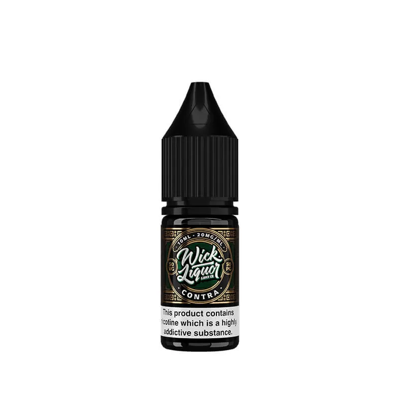 Wick Liquor Contra 10ml Nic Salts E-Liquid - Vapestore Co