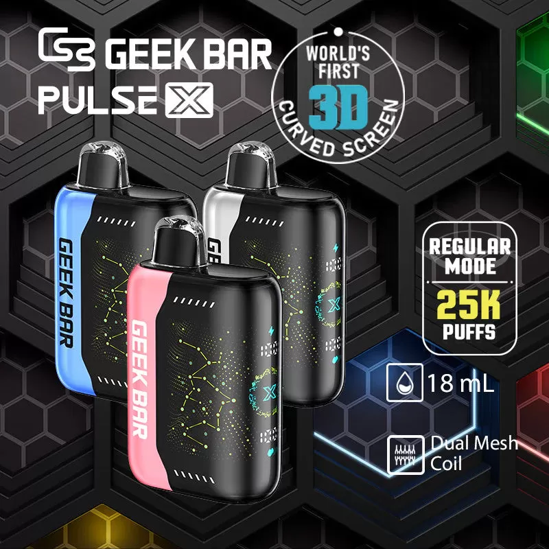 Geek Bar Pulse X 25K Puff Disposable Device – 25000 Puffs - Sour Apple Ice - Image 2