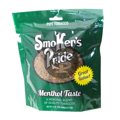 Smoker’s Pride Menthol Taste Pipe Tobacco 6 oz. Bag - Vape Store