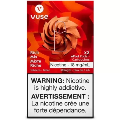 VUSE PODS – RICH MIX TOBACCO