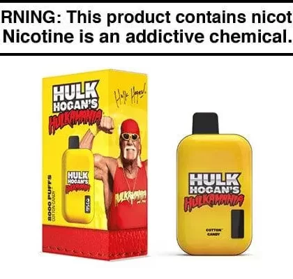 HULK HOGAN DISPOSABLE VAPE – 8000 PUFFS - Vapejuice