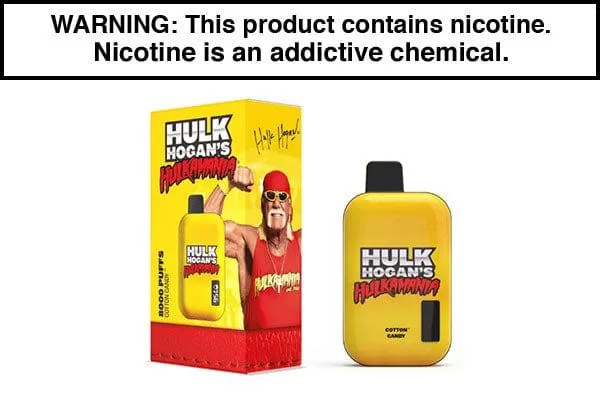 HULK HOGAN DISPOSABLE VAPE – 8000 PUFFS - Vapejuice