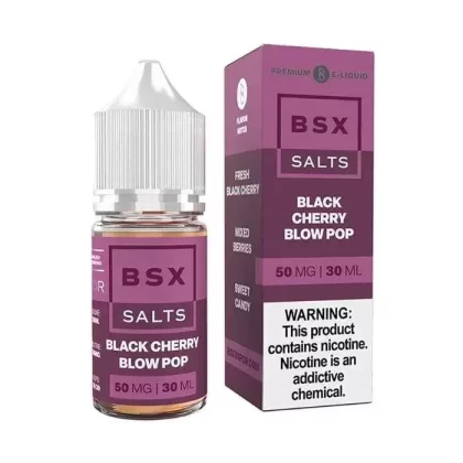 Black Cherry Blow Pop Nicotine Salt by BSX Vapor - Size#30ml~Nicotine#30MG>50MG