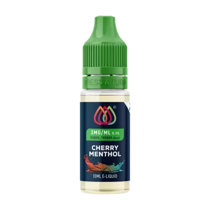 Cherry Menthol E-Liquid by Aquavape - 10ml - Vape Product, Vape Product (E367FC)