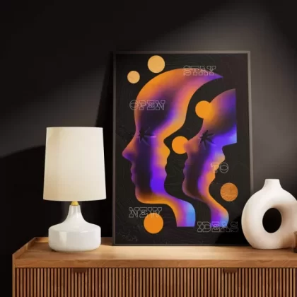 Poster “Open To New Ideas”