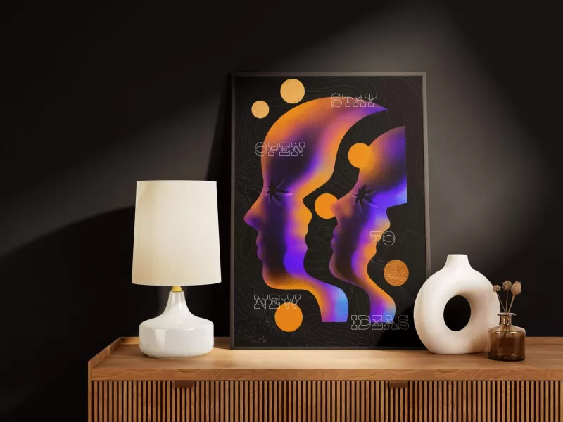 Poster “Open To New Ideas”