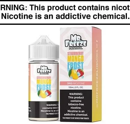 STRAWBERRY MANGO FROST BY MR. FREEZE 100ML - Vapejuice