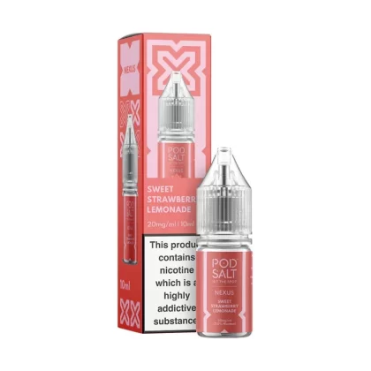 Pod Salt Nexus Sweet Strawberry Lemonade Nic Salt - 20mg