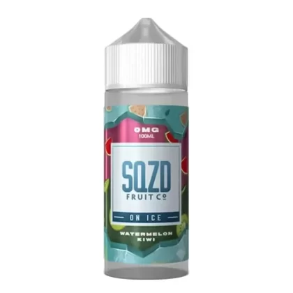 WATERMELON KIWI ON ICE E LIQUID BY SQZD FRUIT CO 100ML 70VG
