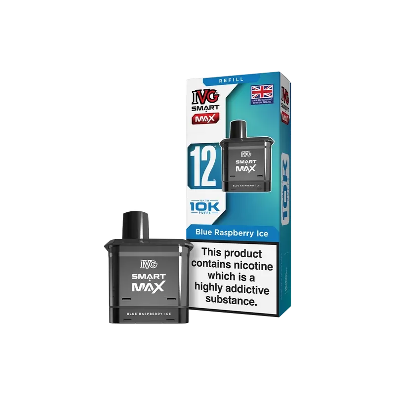 Blue Raspberry Ice IVG Smart Max Refill Pack - Vape Product