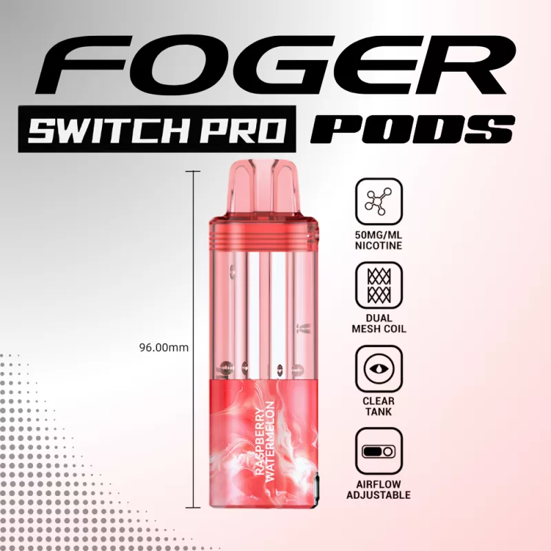Raspberry Watermelon – Foger Switch Pro Pod 30K Puffs