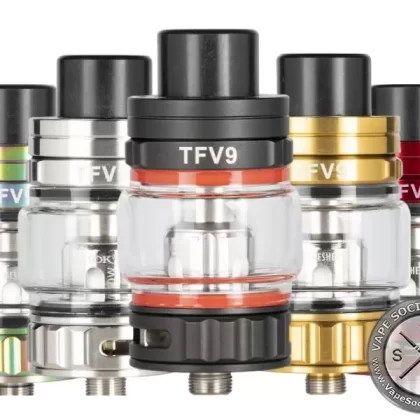 SMOK TFV9 Sub Ohm Tank - 7-Color, Black