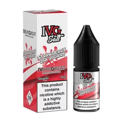 IVG Salts Dessert Range – Strawberry Jam Yoghurt