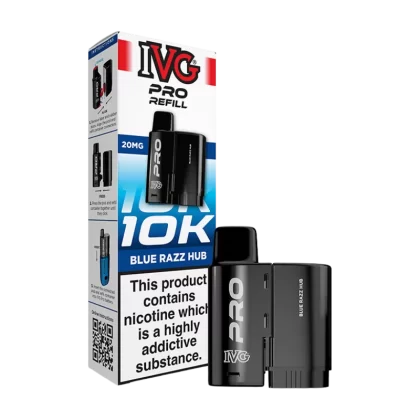 Blue Razz Hub IVG Pro 12 Refill Pack - Vape Product