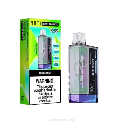 MOTI vape near me – MOTI Beast Pro Disposable Vape (5%, 10000 Puffs) Miami Mint 6422T48