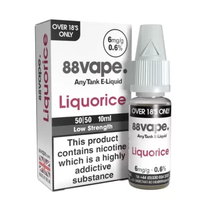 Liquorice E-Liquid Anytank & Original Series by 88vape (10ml) - 3mg