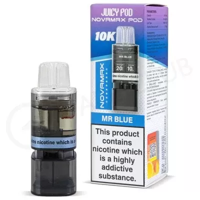 Mr Blue Juicy Pod Novamax 10K Refill Pack