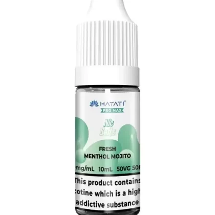 Hayati Pro Max Fresh Menthol Mojito Nic Salt Vape Juice - 20mg