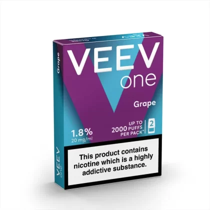VEEV ONE Grape Pods (2 Pack) - Nicotine Strength#20mg (696601)