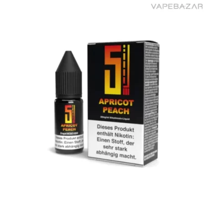 5EL Nikotinsalz Liquid – Apricot Peach - 10mg/ml, 20mg/ml