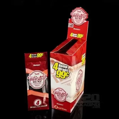 Twisted Sweet Flavored Hemp Wraps 15/Box