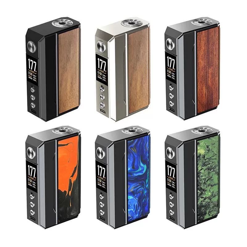 VOOPOO Drag 4 Box Mod - Gunmetal+Rosewood/Wood Series(Standard)